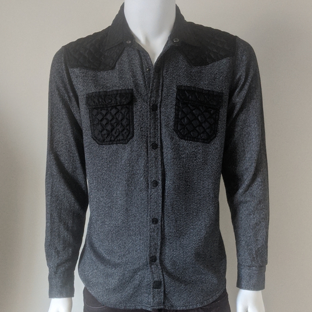 ASTRONOMY Quilted Button Down NWT!!